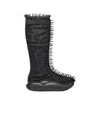 Ugg Ruffled High Boots In Black