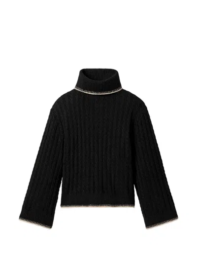 Ugg Rylynn Cable-knit Sweater In Black