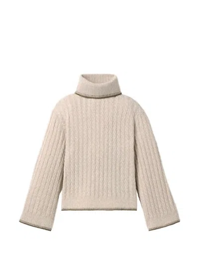 Ugg Rylynn Cable-knit Sweater In Animal Print