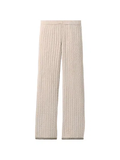 Ugg Rylynn Cable-knit Trousers In Pink