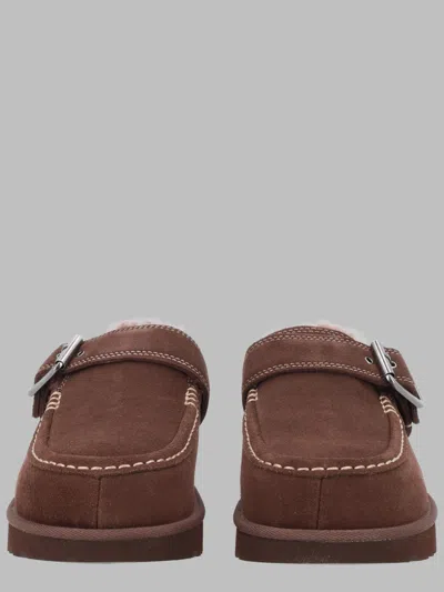 Ugg Sabot Evelina Suede Flats In Brown