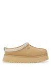 Ugg Embroidered Trim Goatskin Tazz Mules