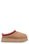 Ugg Tazz Ii Suede Flatform Mules In Brown