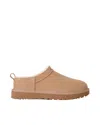 Ugg Classic Micro Suede Sheepskin Boots In Brown