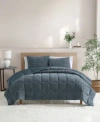 Ugg Sacha Chenille Comforter Set In Blue