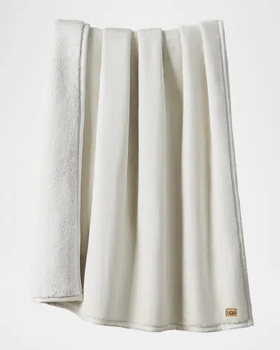 Ugg Saltcreek Throw Blanket In White