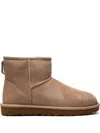 Ugg Sand Beige Mutton Suede Leather Classic Mini Ii Boots In Multi