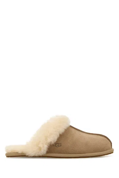 Ugg Sand Suede Scuffette Ii Slippers In Brown