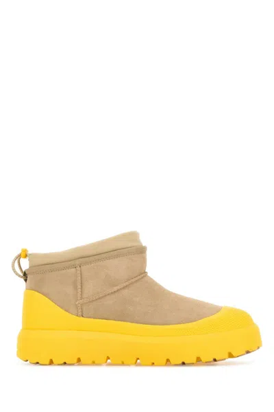 UGG UGG SAND SUEDE ULTRA MINI WEATHER HYBRID ANKLE BOOTS
