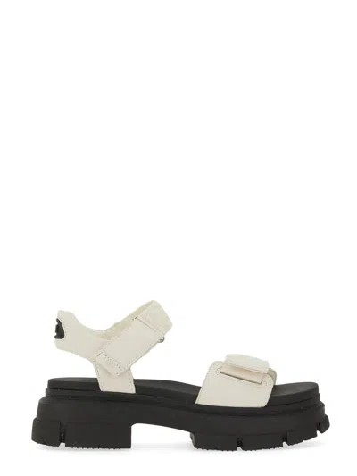 Ugg Ashton 70mm Leather Sandals In White