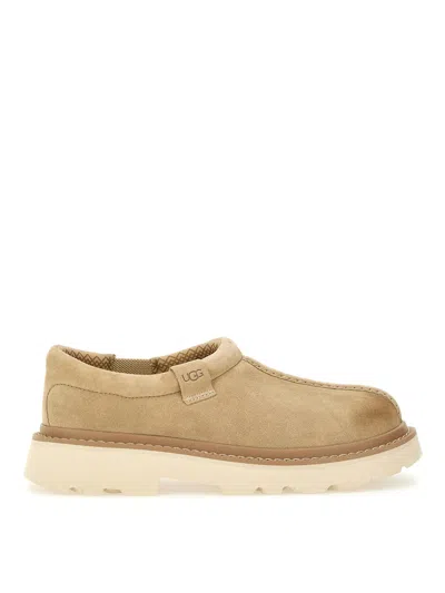 Ugg Suede Lace-up Chunky Sole Shoes In Brown