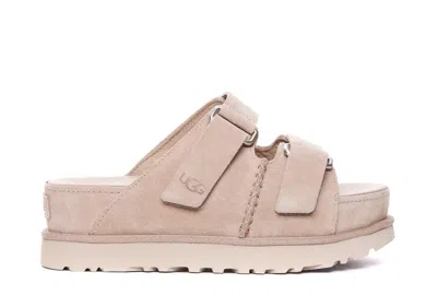 Ugg Goldenstar Slides In Beige