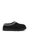 Ugg Tasman Slip-on Shearling Flat Mules In Black