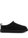 Ugg Micro Slippers With Flat Platform Sole In Black