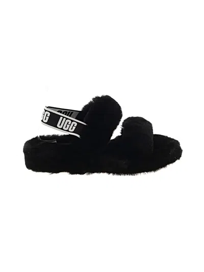 Pre-owned Ugg Sandals In Black