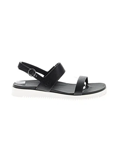 Pre-owned Ugg Sandals In Black