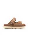 Ugg Goldenstar Glide Sandals In Brown