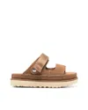 Ugg Goldenstar Glide Sandals In Brown