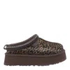 Ugg Tazz Caspian Leopard-print Platform Mules In Brown