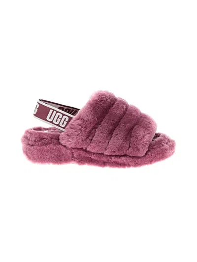 Pre-owned Ugg Sandals In Burgundy