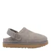 Ugg Golden Suede Clog Dark Grey In Grey
