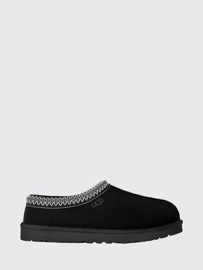 Ugg Tasman Ii 1174671-blk Slipper Men Black Suede Sheepskin Lined Slip-on Gug228