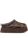 Ugg Tazz Caspian Leopard-print Platform Mules In Multi