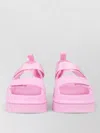Ugg Sandals Open Toe Platform Sole Pull Tab In Pink