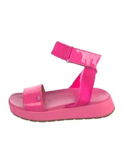 Pre-owned Ugg Sandals In Pink