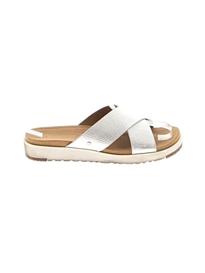 Pre-owned Ugg Sandals In Silver