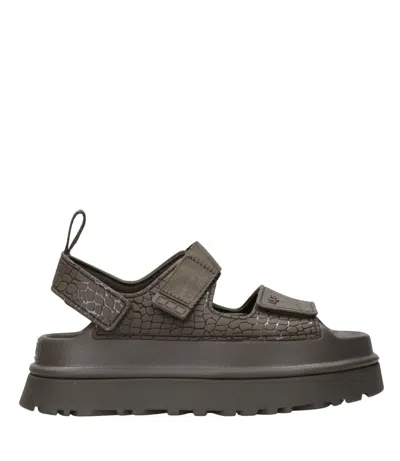 Ugg Sandals Smoke In Black