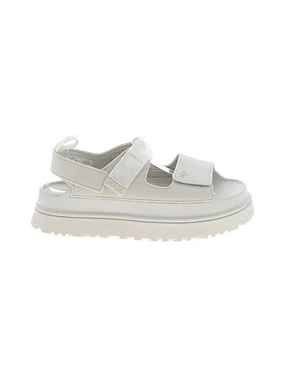 Pre-owned Ugg Sandals In White
