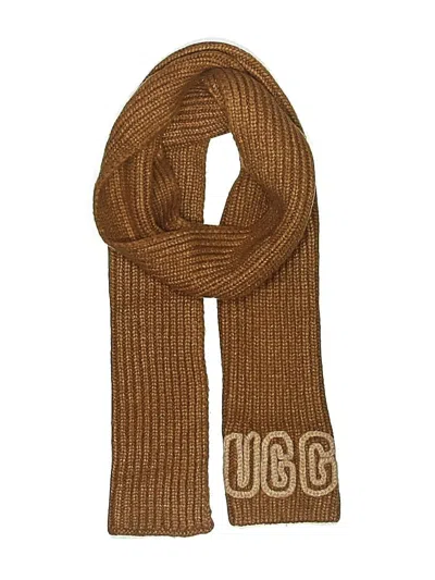 Pre-owned Ugg Scarf In Brown