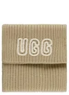 Ugg Scarf With Logo In Brown