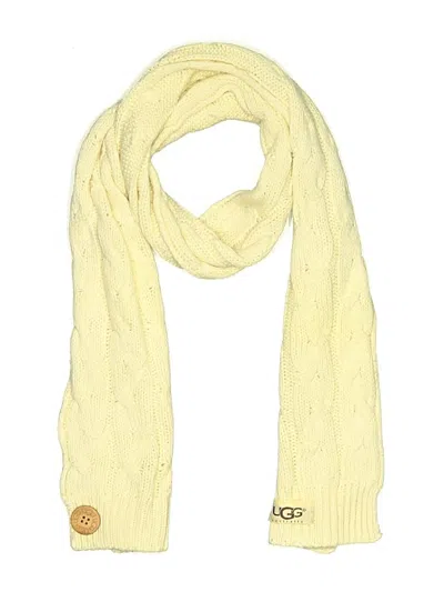 Pre-owned Ugg Scarf In Yellow