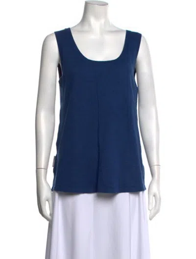 Pre-owned Ugg Scoop Neck Sleeveless Top In Blue