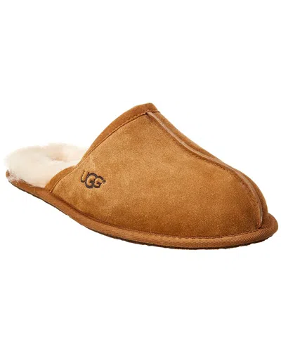 Ugg Scruff Suede Slipper In Brown