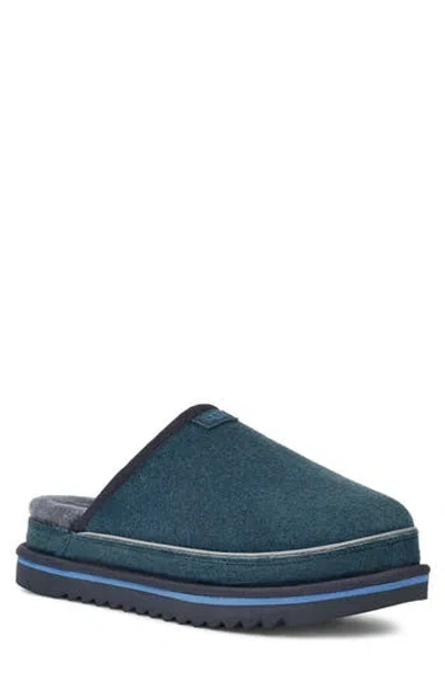 Ugg ® Scuff Cali Wave Genuine Shearling Lined Slipper In Evening Sky/big Sky