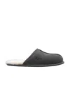 Ugg Scuff Mens Suede Slip On Scuff Slippers In Gray