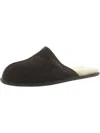 Ugg Scuff Mens Suede Slip On Scuff Slippers In Black