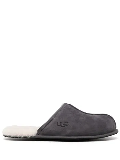Ugg Scuff Sheepskin Slippers In Grey