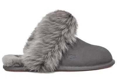 Pre-owned Ugg Scuff Sis Slipper (women's) Sneakers In Charcoal