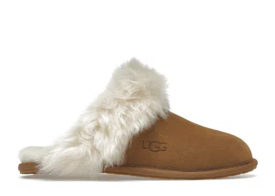 Pre-owned Ugg Scuff Sis Slipper (women's) Sneakers In Chestnut