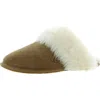 Ugg Scuff Sis Womens Sheepskin Slip On Scuff Slippers In Pink