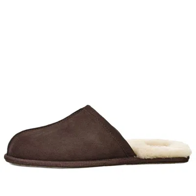 Ugg Scuff Slipper Fleece Lined Shoe Brown