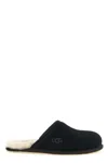 Ugg Scuff Suede Slippers In Black