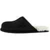 Ugg Scuff Suede Slippers In Black