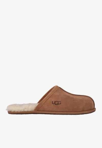 Ugg Scuff Suede Slippers In Multi