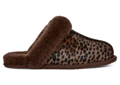 Pre-owned Ugg Scuffette Caspian Slipper (women's) Sneakers In Burnt Cedar