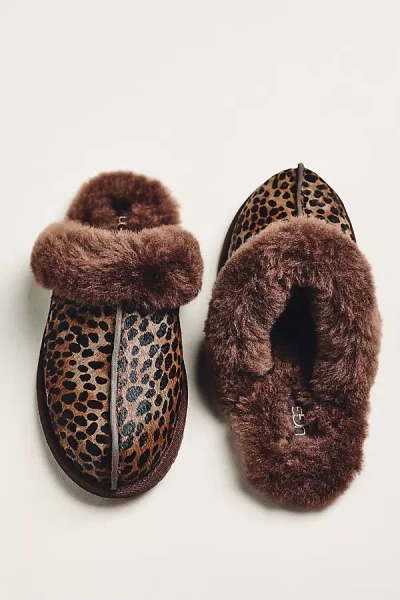 Ugg Scuffette Caspian Slippers In Animal Print